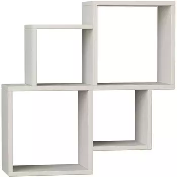 Полка Фигурная OYO SHELF (Дерево/Белый) LEVE