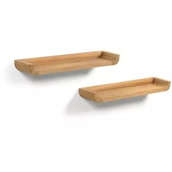 Полка La Forma (ex Julia Grup) Shamel (Дерево,Тик)