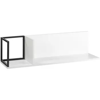 Полка навесная CITY белый R-Home арт.401058100h