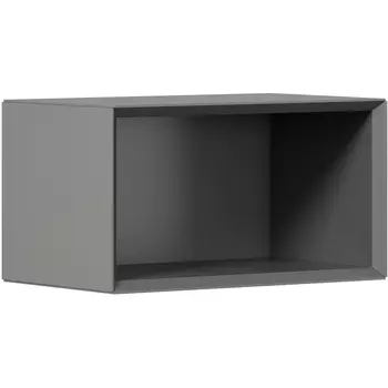 Полка навесная Флекс, Оникс серый, 101668 Любимый дом