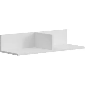 Полка ОГОГО малая Rili (ЛДСП/Белый) ОГОГО Обстановочка!