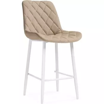Полубарный стул Баодин К Б/К (Баодин К Б/К бежевый / белый) Notta арт.517162
