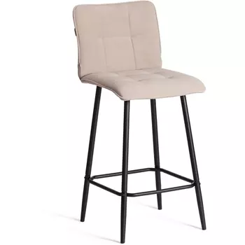 Полубарный стул Bari/Бари Tetchair (Велюр/Бежевый) арт.24914