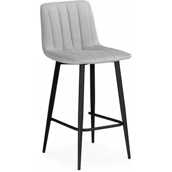 Полубарный стул Дани (Дани светло-серый 52 / черный) Notta арт.583956