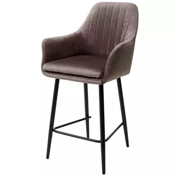 Полубарный стул 06 Молочный шоколад, велюр (H=65cm) M-City Роден 480M04348