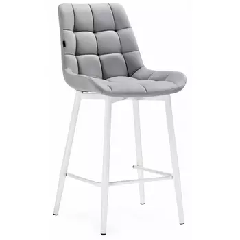 Полубарный стул Woodville Алст К светло-серый / белый 502125