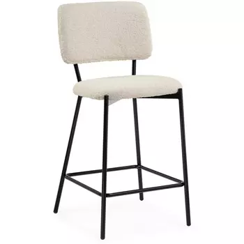 Полубарный стул Woodville Reparo bar beige / black 15663