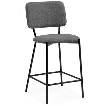 Полубарный стул Woodville Reparo bar dark gray / black 15664