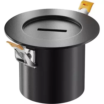 Потолочная чаша встраиваемая с коннектором питания черная Maytoni Accessories for system Parity TRA130RSC-2B