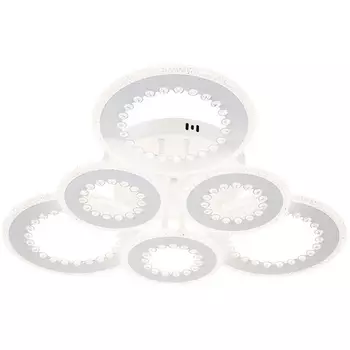 Потолочная люстра (+ночной режим) с пультом 10233/6 LED*163W Escada Dew 10233/6LED