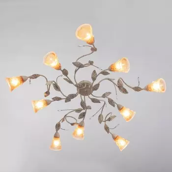 Потолочная люстра Doge Luce 163 163PL10Y2-385 с цветами