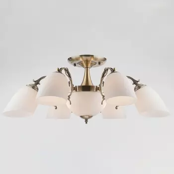 Потолочная люстра 22010/6+2 античная Eurosvet 22010 бронза