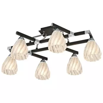 Потолочная люстра с узором в полоску Velante 284 284-107-06