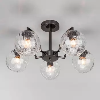 Потолочная люстра 30178/5 Eurosvet черный жемчуг