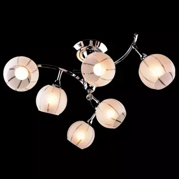 Потолочная люстра 3353/6 хром/белый (Eurosvet)