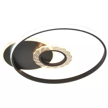 Потолочная люстра 68526 80W BK Мелодия Света SS1L 000030327