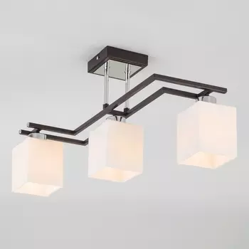 Потолочная люстра 70018/3 хром/венге Eurosvet 70018 хром / венге