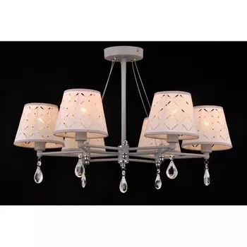 Потолочная люстра 81054-6C STAIN GRAY Natali Kovaltseva Lisbon