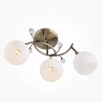 Потолочная люстра 9604/3 античная Eurosvet 9604 бронза