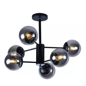 Потолочная люстра Seven Fires Aimee SF3309/6C-MBK-CR