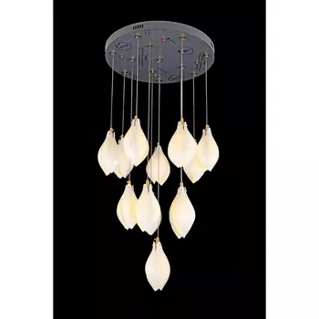 Потолочная люстра Alfa Light F0124-20 с цветами