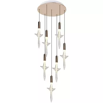 Потолочная светодиодная каскадная люстра Alfa Light F2524-02