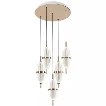 Потолочная светодиодная каскадная люстра Alfa Light F2524-05