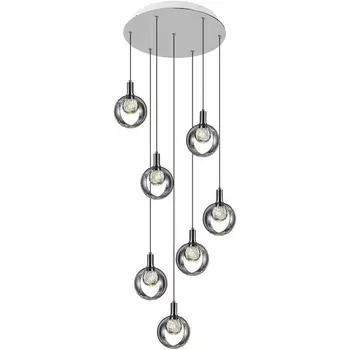 Потолочная светодиодная каскадная люстра Alfa Light F2524-18