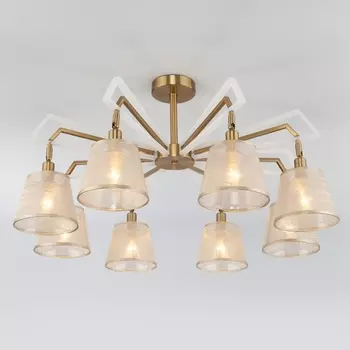 Потолочная люстра 60082/8 Eurosvet Alicante золотая бронза