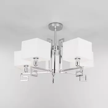 Потолочная люстра 60115/5 Eurosvet Alma хром форма куба