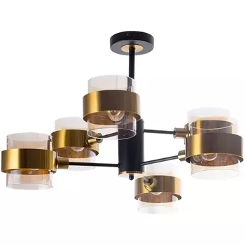 Потолочная люстра Arte Lamp Carlo A8205SP-6BK