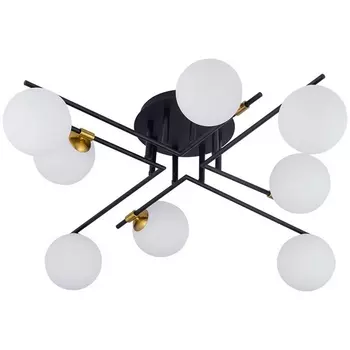 Потолочная люстра Arte Lamp Gemini A2243PL-8BK