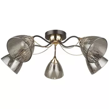 Потолочная люстра Arte Lamp Lily A4366PL-5BK