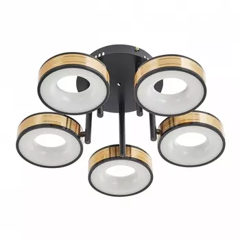 Потолочная светодиодная люстра Arte Milano 271040/5R BK/GD