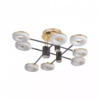 Потолочная светодиодная люстра Arte Milano 271399/8 BK/GD