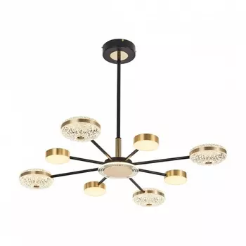 Потолочная светодиодная люстра Arte Milano 272069/8 BK/GD