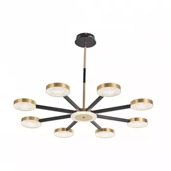 Потолочная светодиодная люстра Arte Milano 272079/8 BK/GD