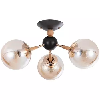 Потолочная люстра Arte Lamp Boston A4485PL-3BK (плафоны шарики)
