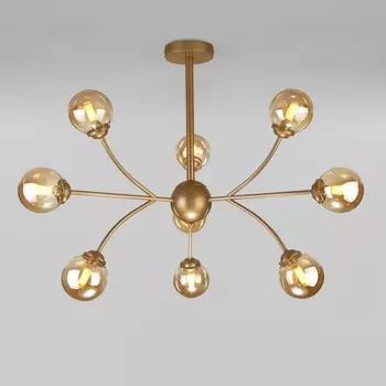 Потолочная люстра 30179 Eurosvet Astro матовое золото шарики