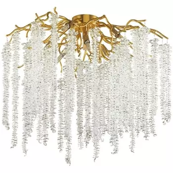 Потолочная люстра Odeon Light Banche 5005/8C форма ветки с подвесками