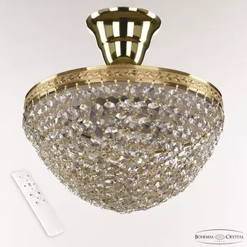 Потолочная люстра хрустальная с пультом Bohemia 1932 19321/25IV/LED-DIM G