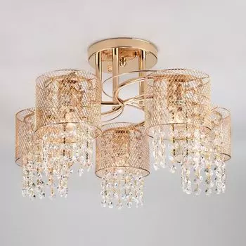 Потолочная люстра 30137/5 золото Eurosvet Bonnie