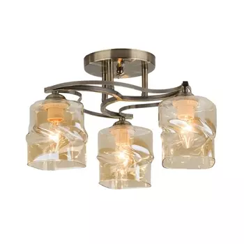 Потолочная люстра 30158/3 Eurosvet Brice античная бронза