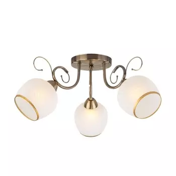 Потолочная люстра 30159/3 Eurosvet Brooksy античная бронза