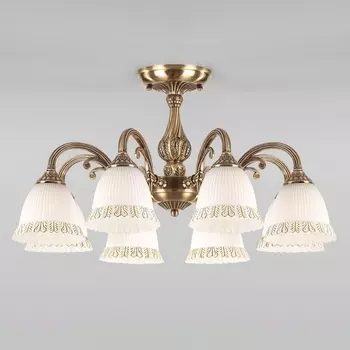 Потолочная люстра 60107/8 Eurosvet Campina античная бронза