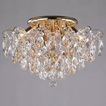 Потолочная люстра 10081/6 Eurosvet Crystal золото