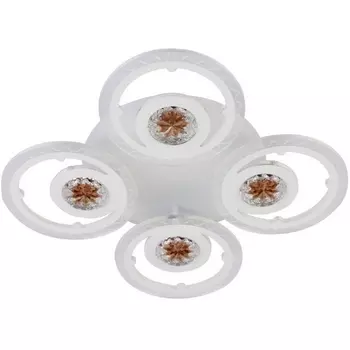 Потолочная LED люстра с ПДУ De City Мадлен 424016204