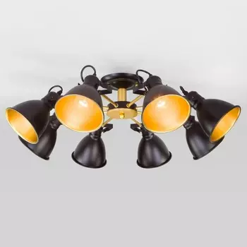 Потолочная люстра 70112/8 Eurosvet Denley черный