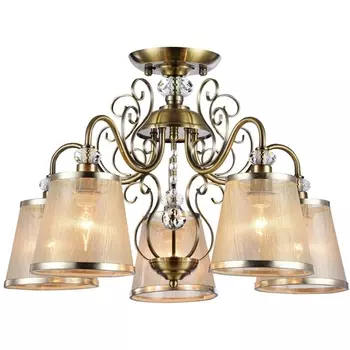 Потолочная люстра Freya Driana FR2405-PL-05-BZ с подвесками