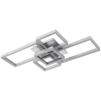 Потолочная люстра (+ночной режим) с пультом Escada Arcade 10225/5LED 148W Silver